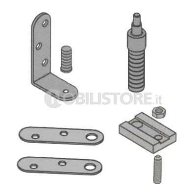 Kit aggancio laterale porte a libro 0700