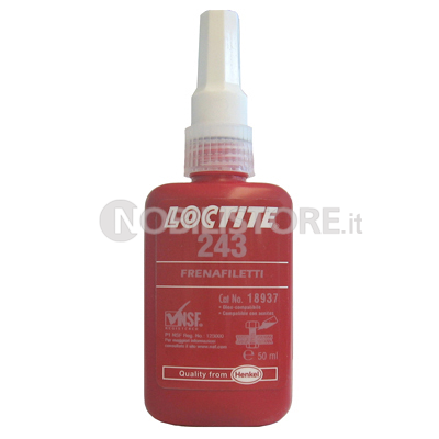 Frenafiletti Loctite 243 media resistenza, universale, oleotollerante