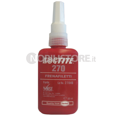 Frenafiletti Loctite 270 alta resistenza, per prigionieri, oleotollerante