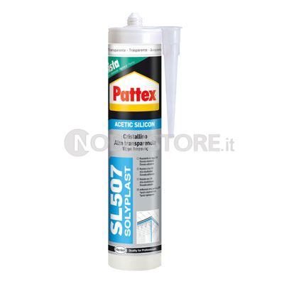 Silicone acetico Pattex SL 507 Cristallino