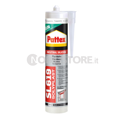 Silicone neutro Pattex SL 619 PlasticheTrasparente