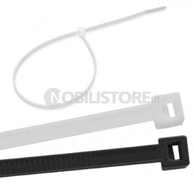 Fascetta nylon, confezione 100 pezzi