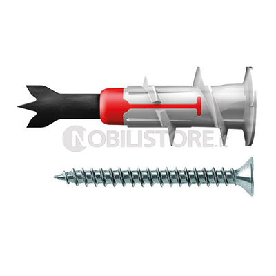 Tassello Fischer Duoblade S per cartongesso, con vite