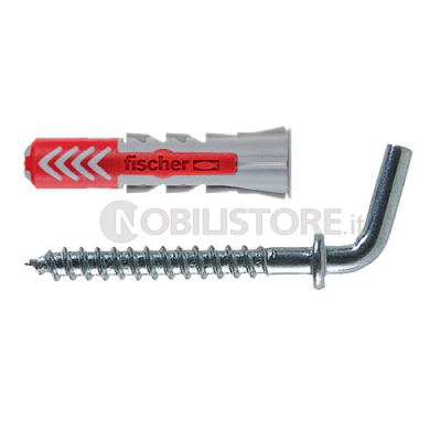 Tassello Fischer Duopower 6/8 con gancio corto