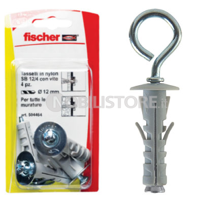 Tassello Fischer SB 12 3K occhiolo chiuso