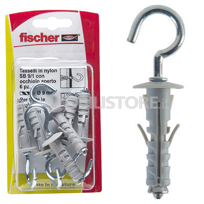 Tassello Fischer SB 9 1K occhiolo aperto