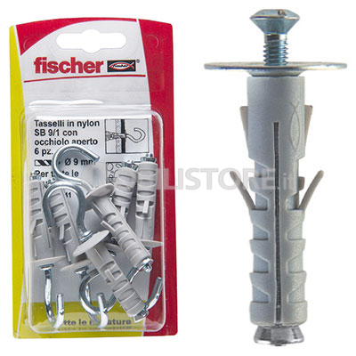 Tassello Fischer SB 9 4K vite TSC