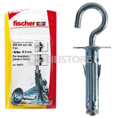 Tassello Fischer SBS 9 1K occhiolo aperto