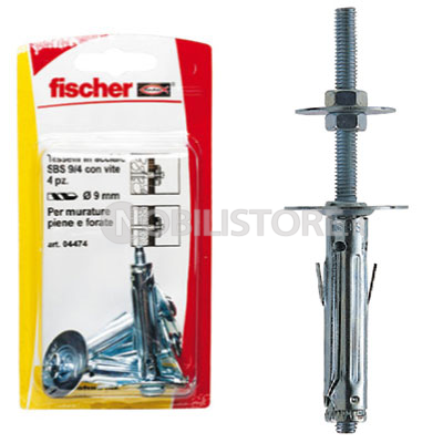 Tassello Fischer SBS 9 5K barra filettata M5