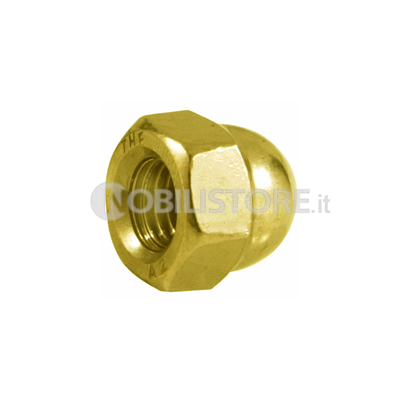 Dado cieco UNI 5721 ottone