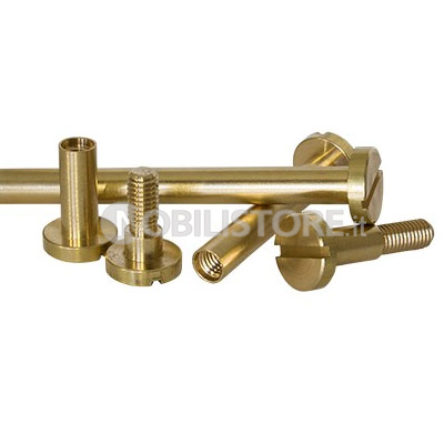 Vite a cannocchiale in ottone per fori Ø 6 mm