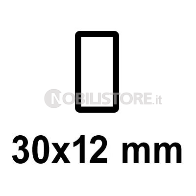 Tubo e Supporti Rettangolare 30x12
