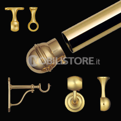 Supporti in Ottone per Tubo