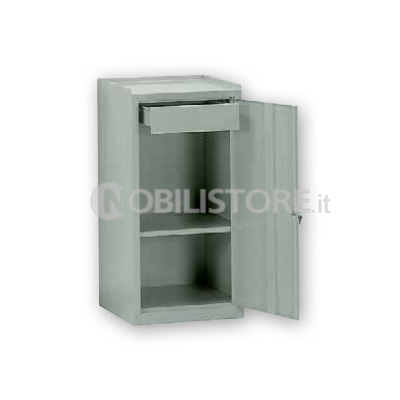 Armadio Metallico 1 Ripiano e 1 Cassetto