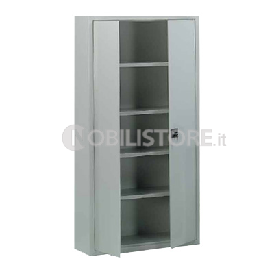 Armadio Metallico 4 Ripiani Rinforzati