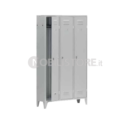Armadio Spogliatoio Metallico 3 Posti
