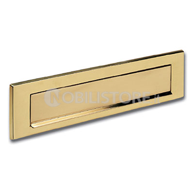 Placca per buca lettere in ottone