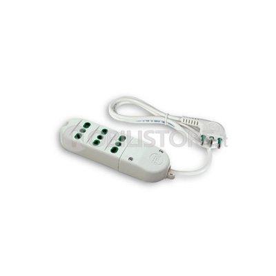 Multipresa a 3 uscite 2P+T 16A bipasso