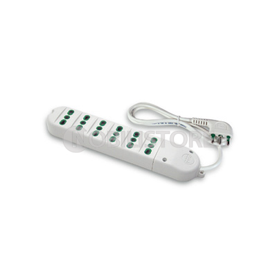 Multipresa a 6 uscite 2P+T 16A bipasso