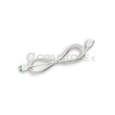 Prolunga lineare H05VV-F 3G0,75 spina e presa 2P+T 10A
