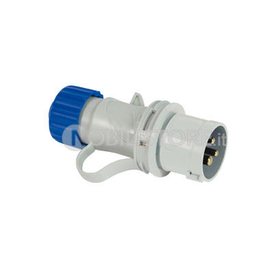 Spina diritta Argo - 2P+T 230V 16A 6h - IP44