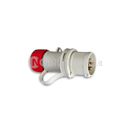 Spina diritta Argo - 3P+T 400V 16A 6h - IP44