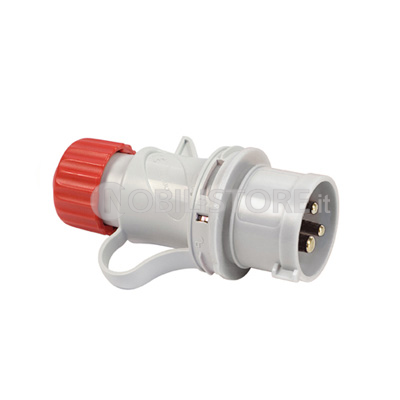 Spina diritta Argo - 3P+N+T 400V 16A 6h - IP44
