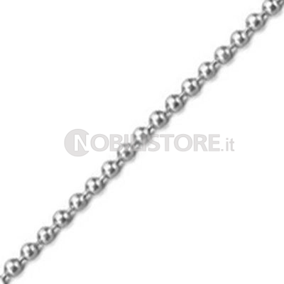 Catena a perlina in ottone
