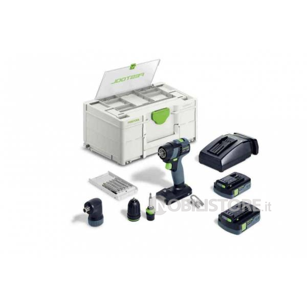 Trapano avvitatore Festool TXS 18C 3,0 - Set