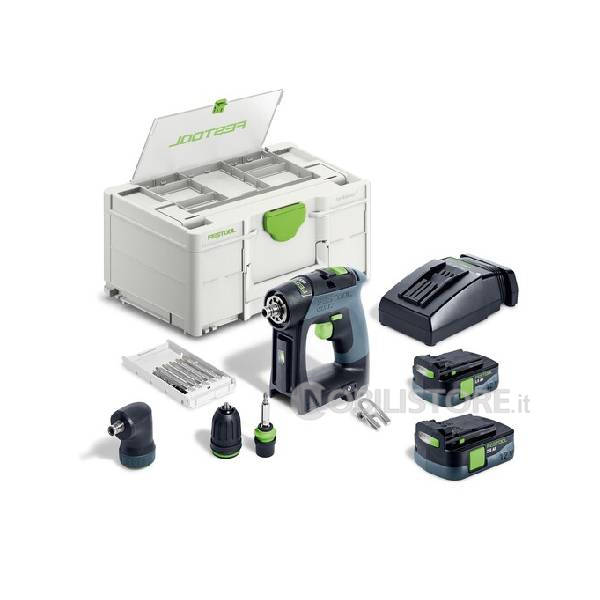 Trapano avvitatore Festool CXS 12 2,5 - Set