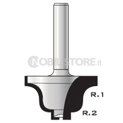 FRESA HM PER SAGOMARE a due taglienti attacco ø 6