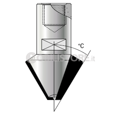 FRESA HM PER SMUSSI a due taglienti attacco M12x1