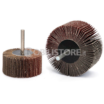 Ruota a lamelle con gambo 6 mm