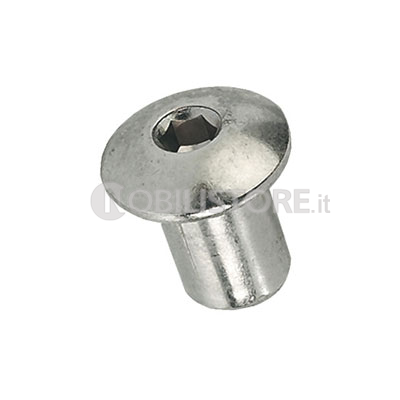 Testina bombata Ø 20 mm M8 esagono incassato 5 mm