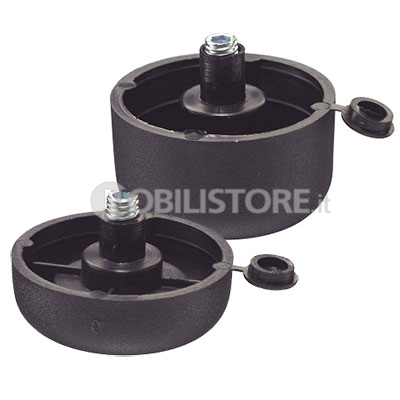 Piedino regolabile in nylon