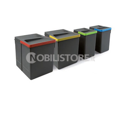 Contenitore pattumiera Recycle altezza 266 mm