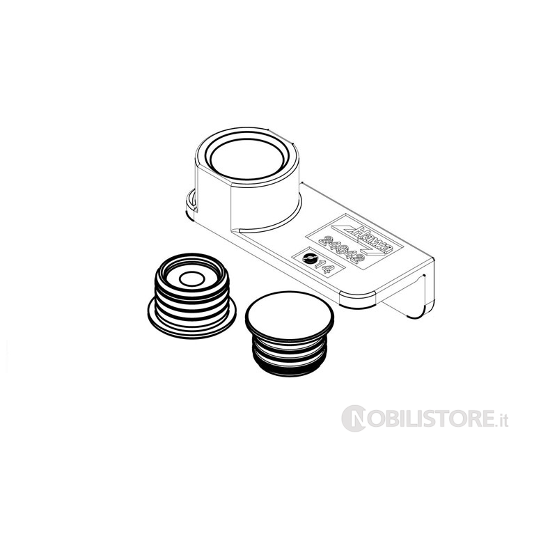 Centraggio magnetico Hawa Concepta Folding in alluminio