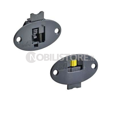 Componenti Slide Line 55 Plus in battuta per guarnitura anta legno peso 30 kg