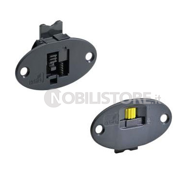 Componenti Slide Line 55 Plus a filo per guarnitura anta legno peso 30 kg