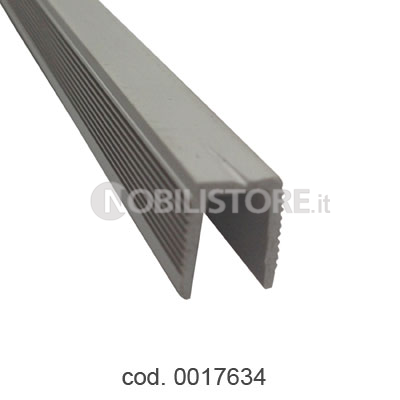 Canalina System 1000 di guida inferiore da incasso in nylon