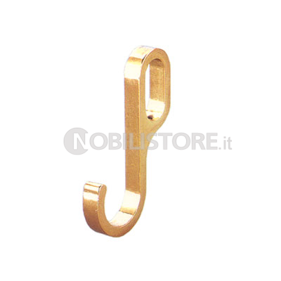 Gancio per tubo ovale 30x15 mm