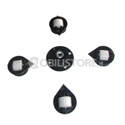 Dispositivo girevole rotazione 360° portata 100 kg