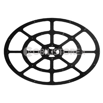 Dispositivo girevole rotazione 360° plastica 1 pista portata 80 kg