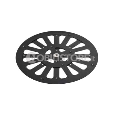 Dispositivo girevole rotazione 360° plastica 2 piste portata 100 kg