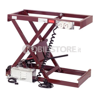 Sollevatore elettrico a forbice semplice portata da 80 a 150 kg