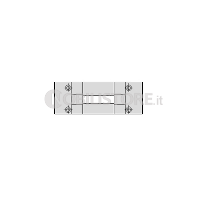 Contropiastra in nylon Cisa per serratura 14010