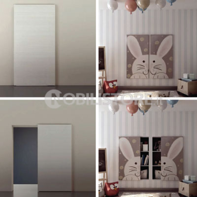 Sistema scorrevole Koblenz Tricks per porte in legno