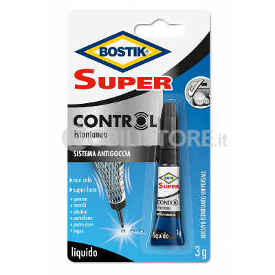 Adesivo cianoacrilato Bostik Super Control