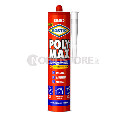 Adesivo Bostik Poly Max Bianco Original Express