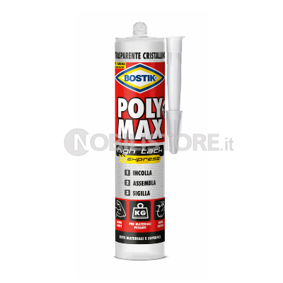Adesivo Bostik Poly Max Cristal High Tack Express